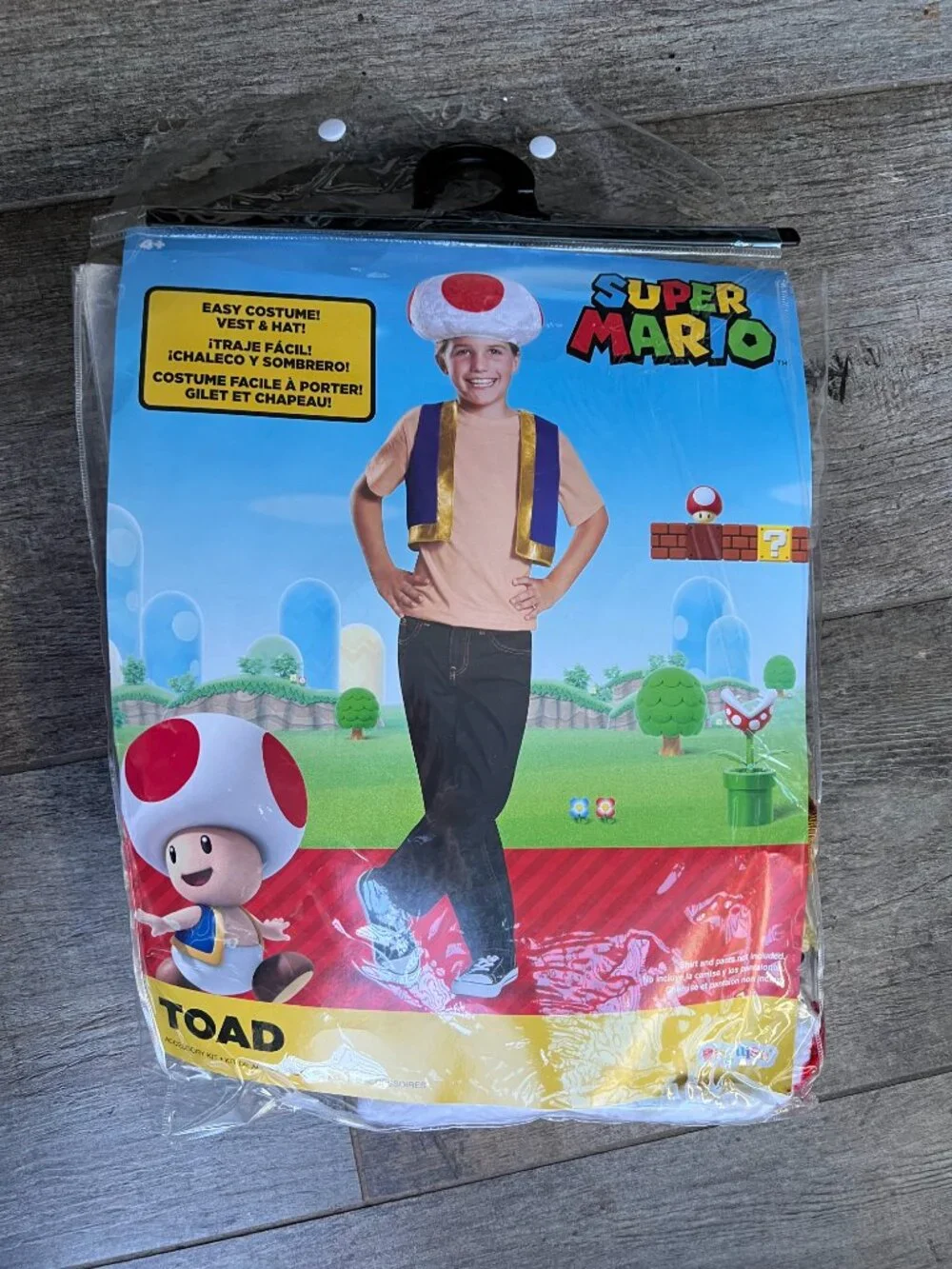 Super Mario Brothers Toddler Toad Costume
